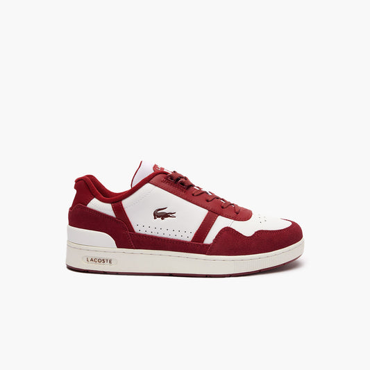 T-Clip Logo Tongue Leather Trainers