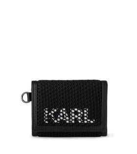 Karl Lagerfeld Bag Mesh Trifold Soft Black