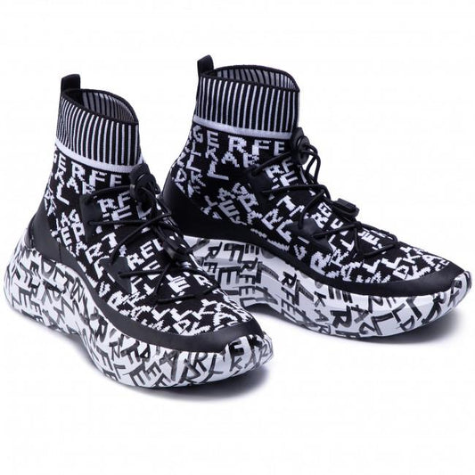 Karl Lagerfeld Ladies Sneaker Kreeper Lo Ring Logo Black