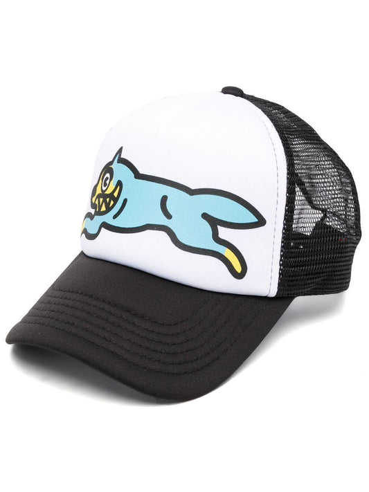 Ice-Cream Cap Hickory Trucker Blue-White