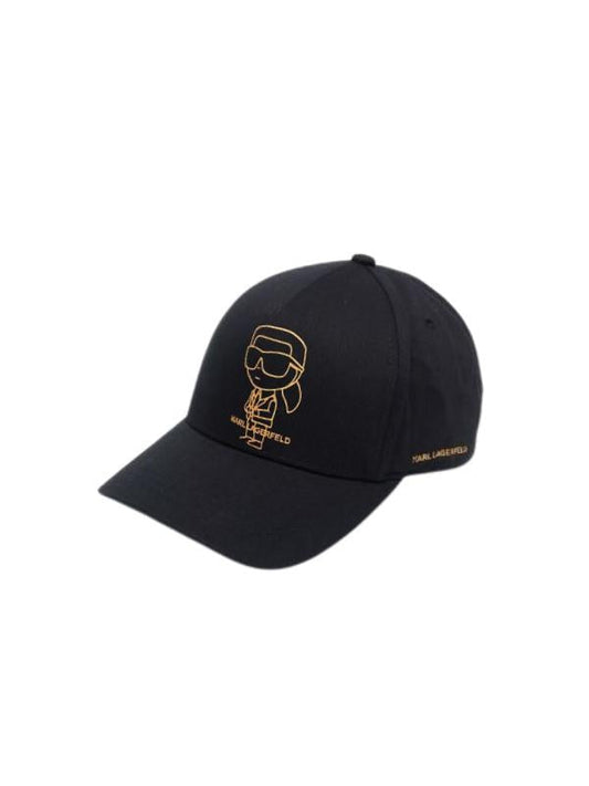 Karl Lagerfeld Cap Icon Logo Gold-Black