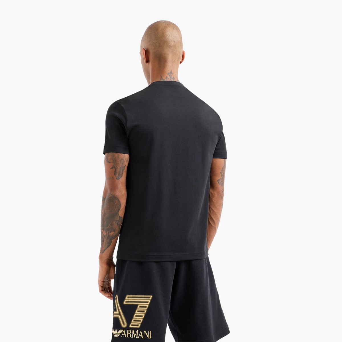 Cotton T-Shirt With Macro Logo