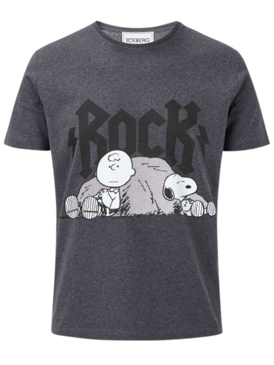 Iceberg T-Shirt Daffy Sketch White