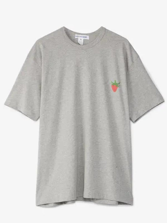 Comme Des Cargos T-Shirt Logo Mini Berry Grey