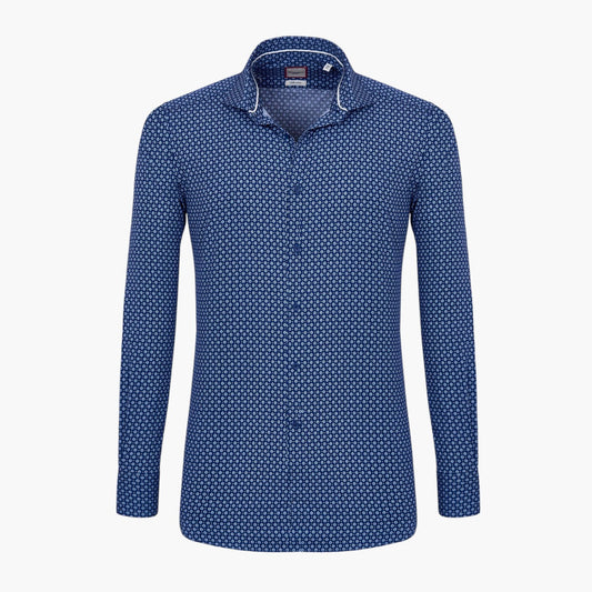 Trendy Micro-Pattern Francese Shirt