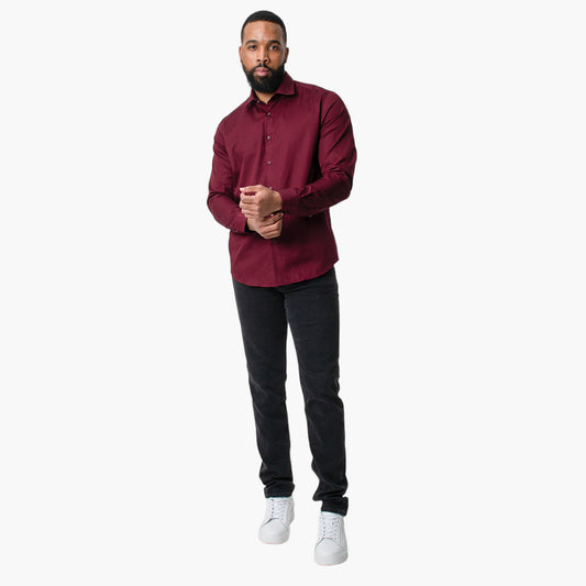 Plain Shirt - Maroon