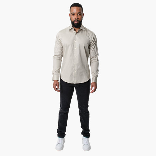 Plain Shirt - Beige