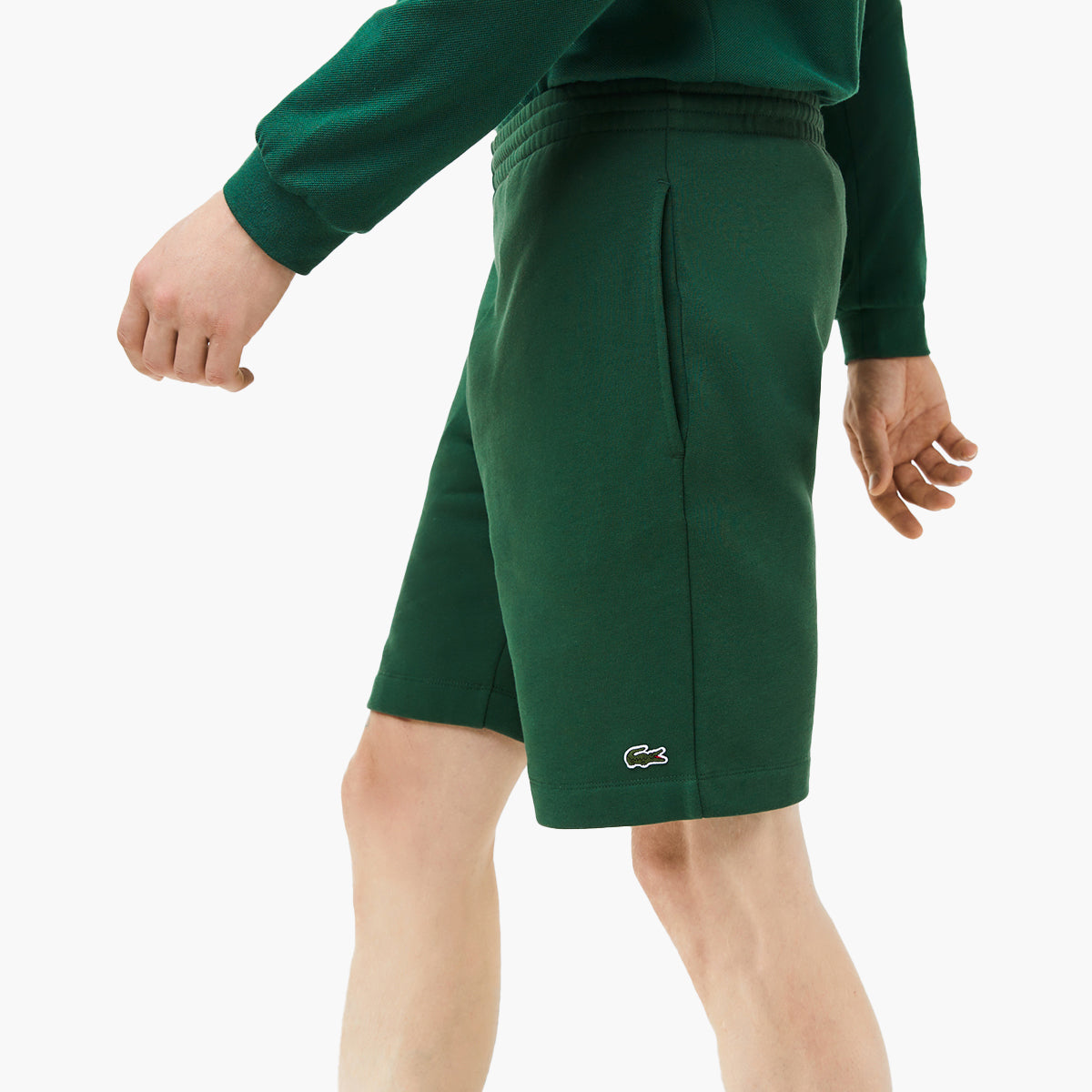 Organic Brushed Cotton Fleece Jogger Shorts