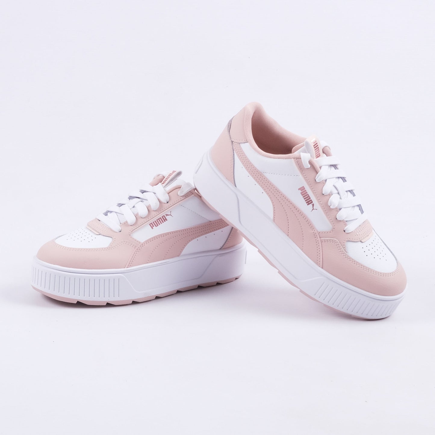 Karmen Rebelle Sneakers (White/Rose Quartz)