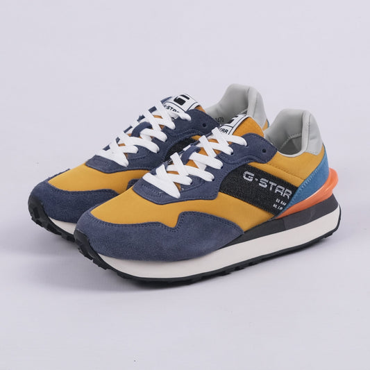 Abner BLK Sneakers (Ochre/Blue)