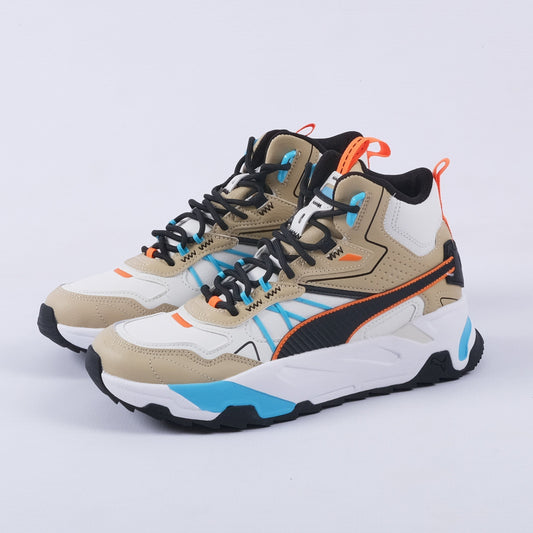 Trinity Mid Hybrid Sneakers (Grey/Black/Orange)