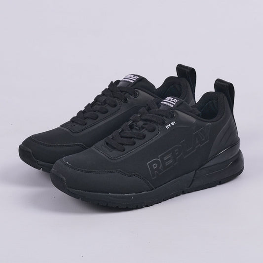 Shoot Square Sneakers (Matt Black)