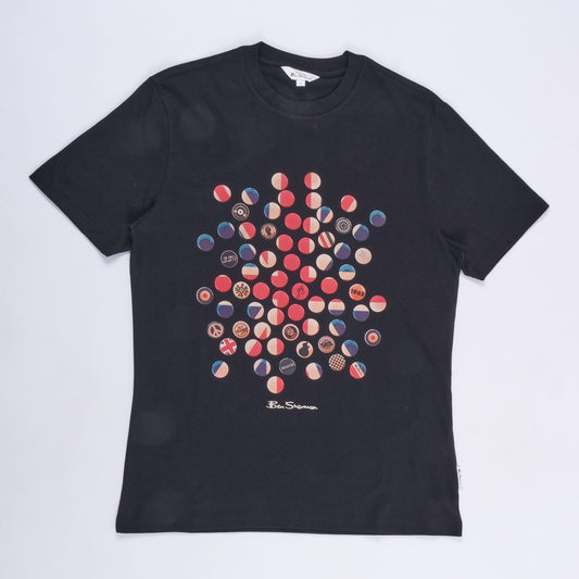 Union Jack Badge T-Shirt (Black)