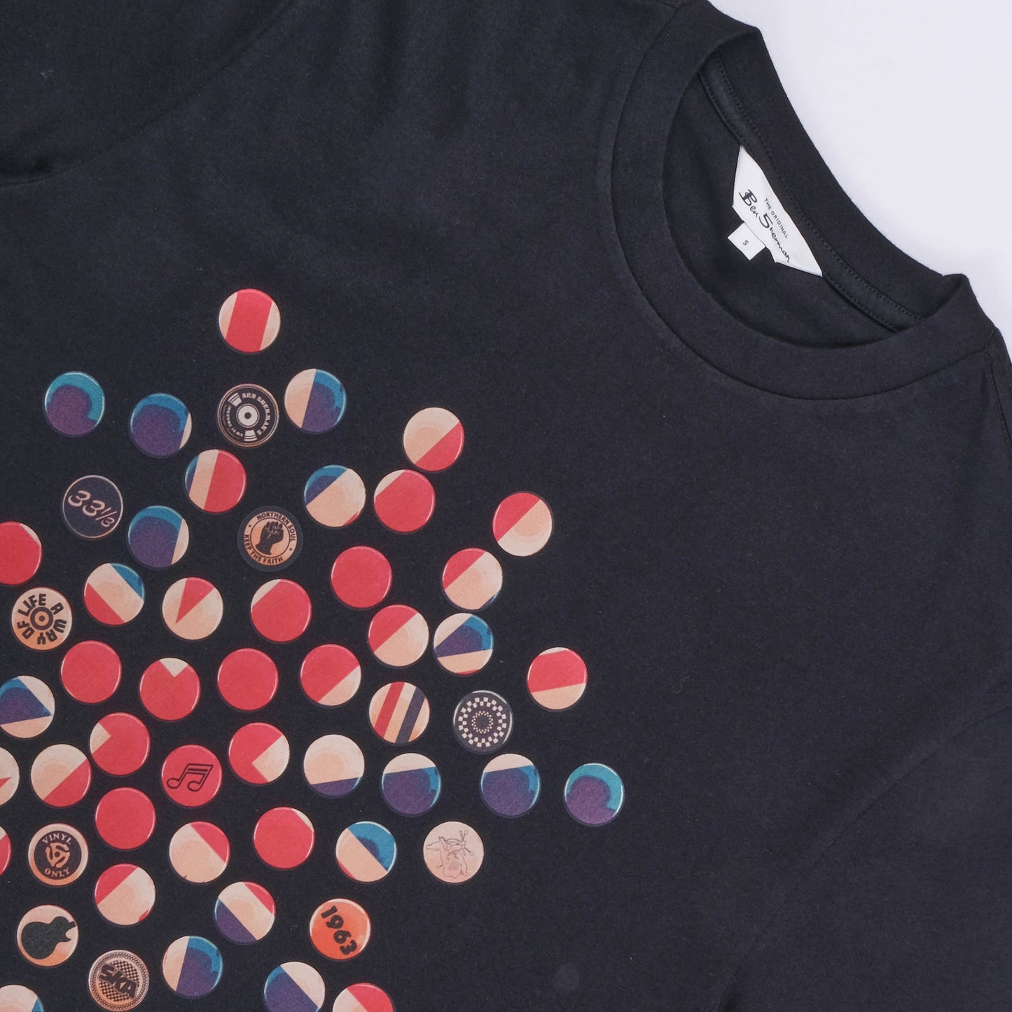 Union Jack Badge T-Shirt (Black)
