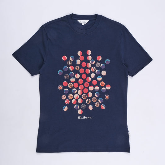 Union Jack Badge T-Shirt (Navy)