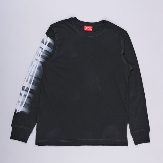 T-Just-LS-Slits-N2 T-Shirt (Black)