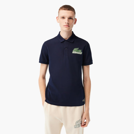 Cotton Mini-Piqué Polo Shirt