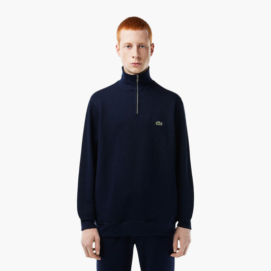 Half-Zip Cotton Sweatshirt