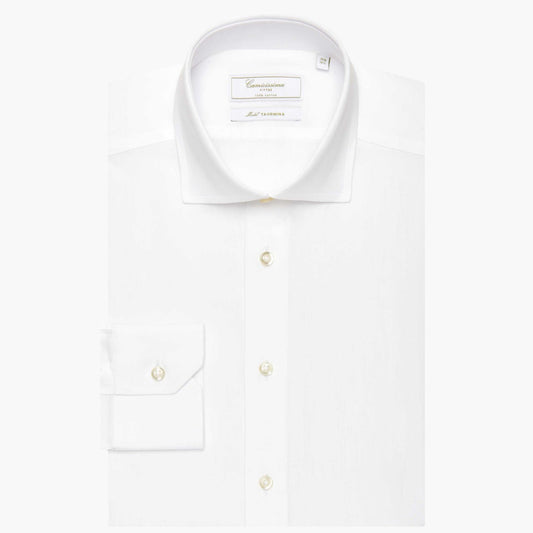 Taormina Permanent White Fitted Shirt Taormina Francese