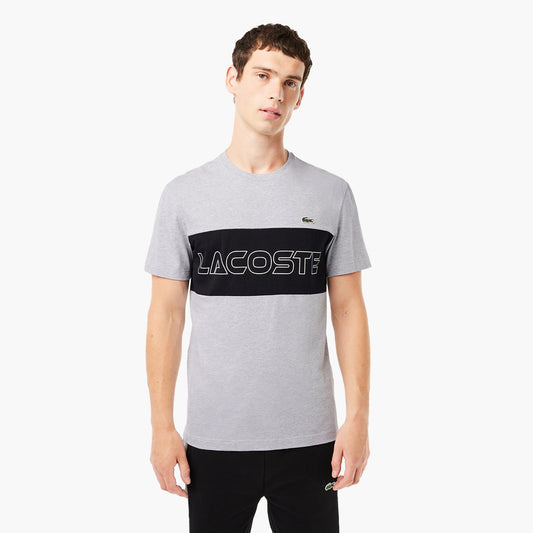 Regular Fit Printed Colourblock T-Shirt