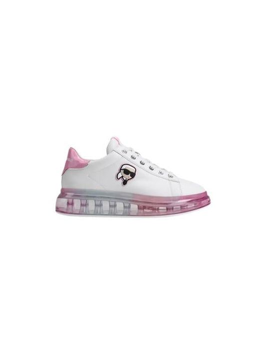 Karl Lagerfeld Ladies Sneaker Kapri Kushion White-Pink