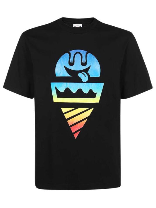 Ice-Cream T-Shirt Gradient Black