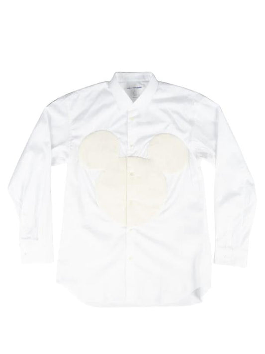 Comme Des Cargons Shirt Pattern White