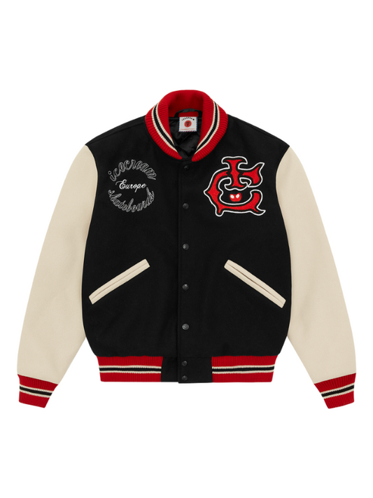 Ice-Cream Jacket Rims Zip-Through Hoodie Grey